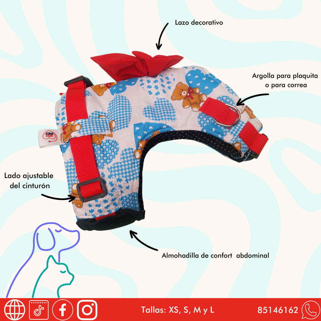 Pechera Unisex estilo mezclilla - Image 3